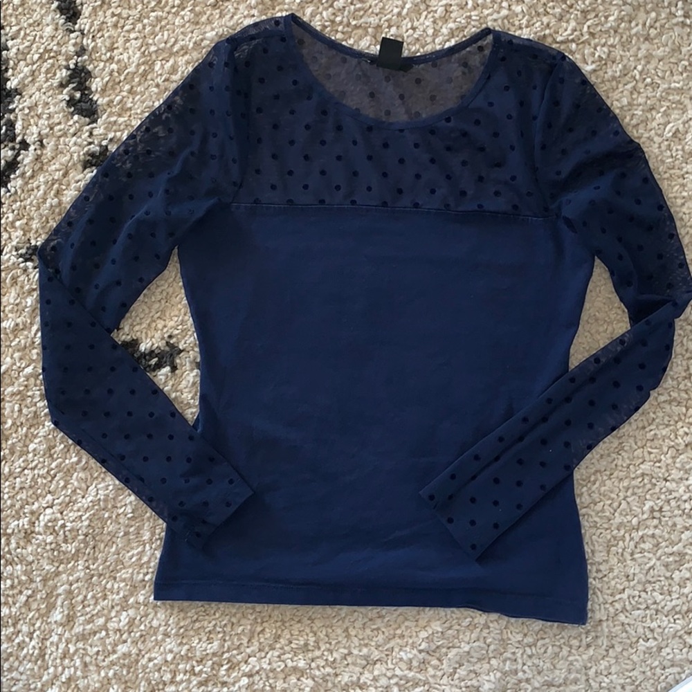 H&M Devore dot top
